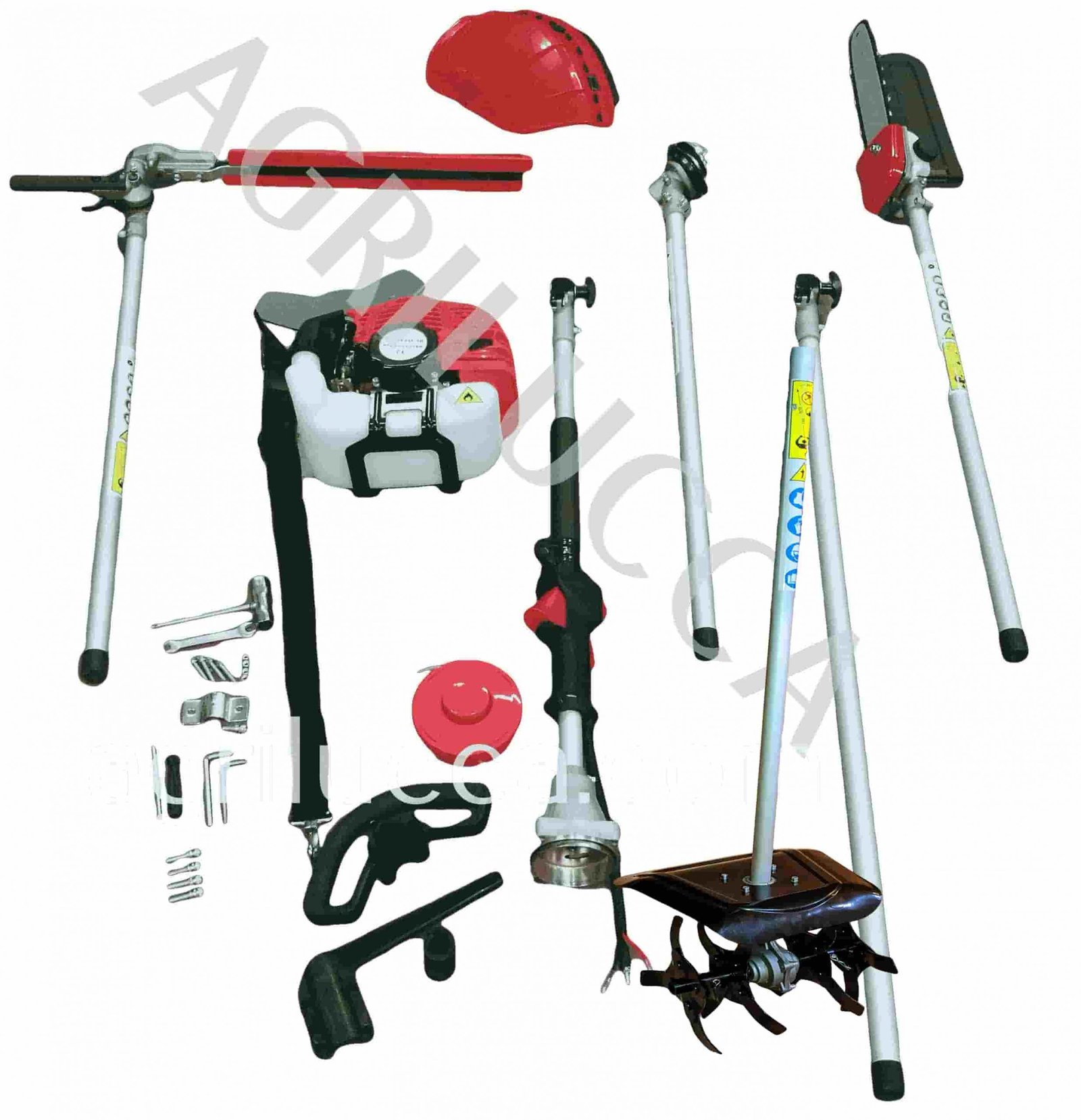 alt=Decespugliatore multifunzione 52 cc 5 in 1 con fresatore