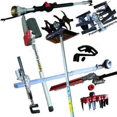 alt=Kit 8 in 1 per decespugliatore con frese
