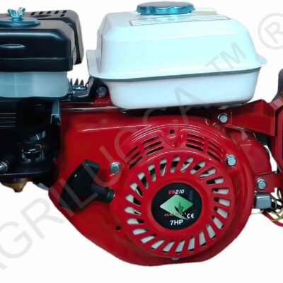 alt=motore GN210 avvio elettrico puleggia batteria e filtro olio