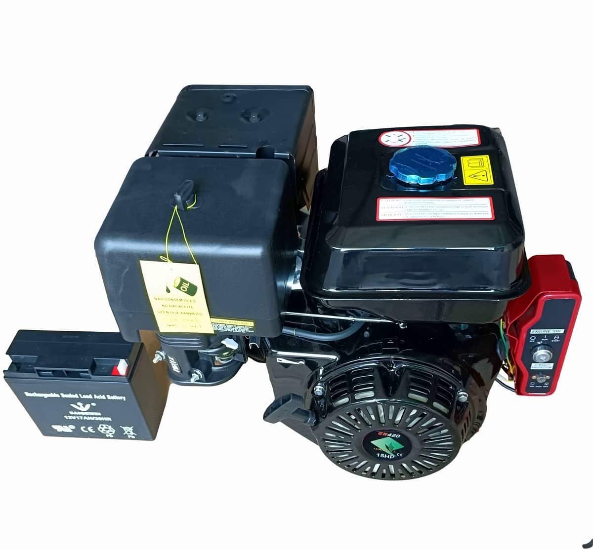 alt=Motore GN420 15hp elettrico e batteria